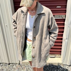 Anian recycled wool shirt jacket
